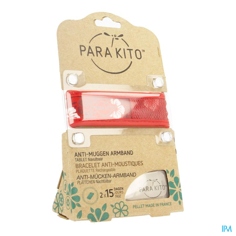 Para'kito Wristband Graffic Jun&trop Hawai Red