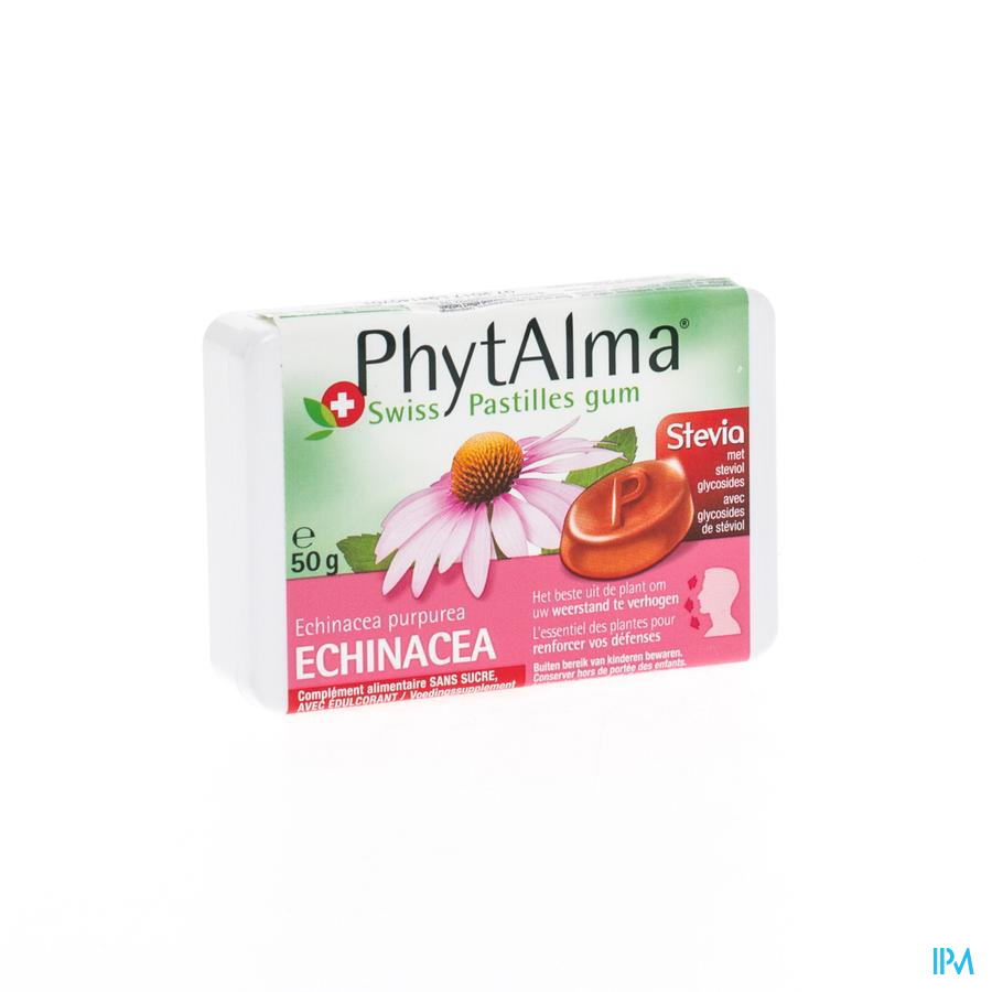 Phytalma Pastilles Gum Extr.echinace + Stevia 50g