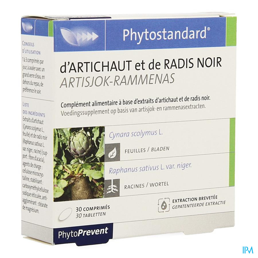 Phytostandard Artichaut-radis Noir Blist.comp 2x15