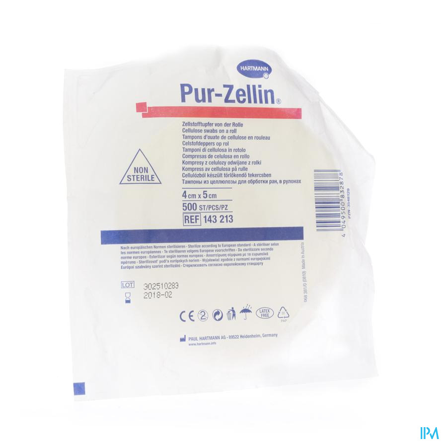 Pur Zellin 4x5cm 500 P/s