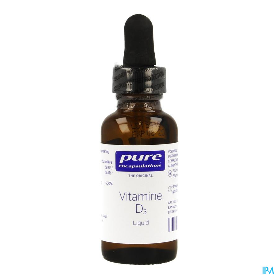 Pure Encapsulations Vitamine D3 Liquid 22,5ml