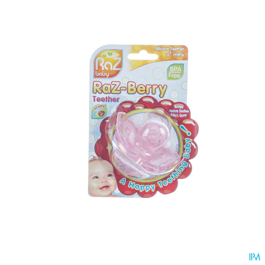 Raz Baby Anneau Dentition Razberry Pink