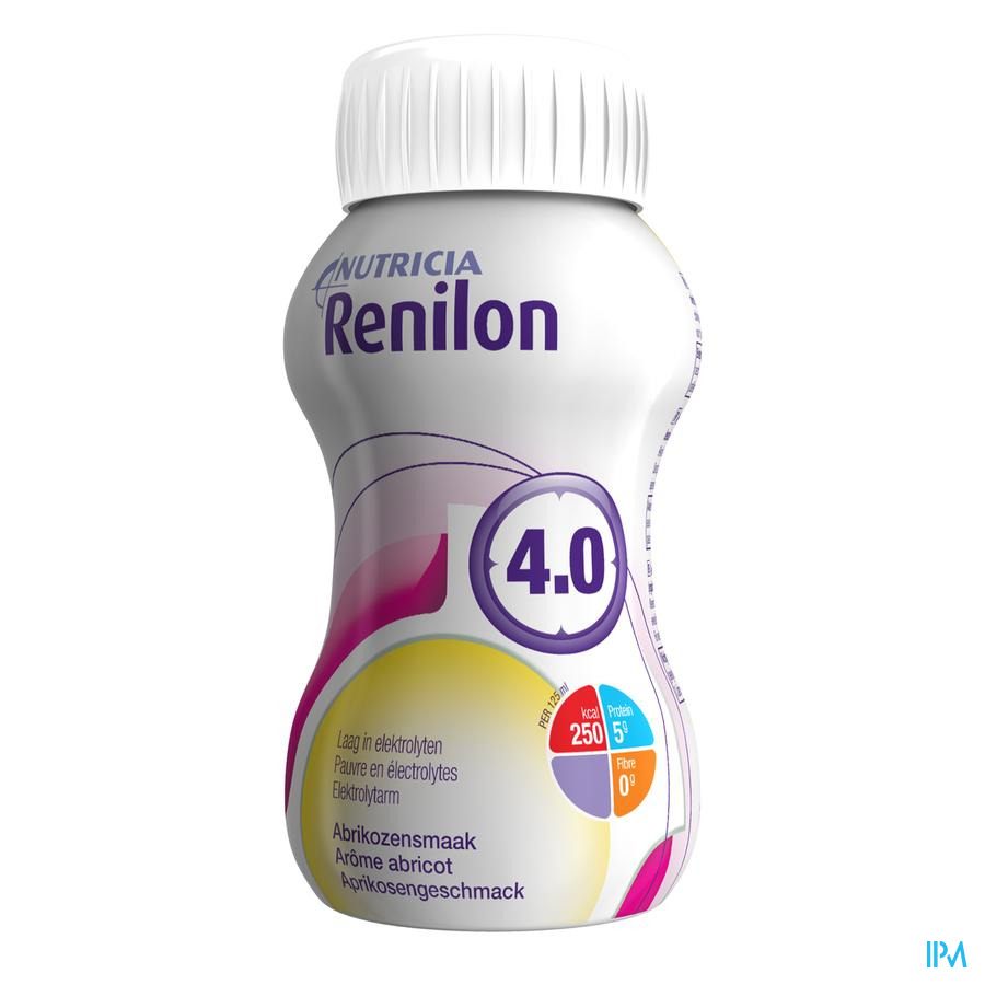 Renilon 4.0 Abricot Bouteille 4x125ml 570978