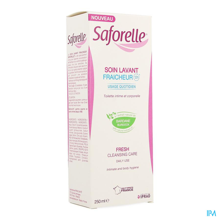 Saforelle Soin Lavant Fraicheur Fl 250ml