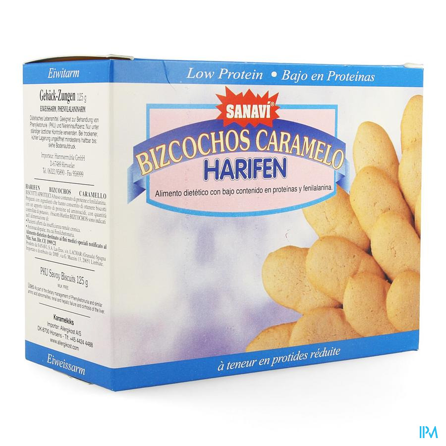 Sanavi Harifen Biscuit Caramel 125g 4636