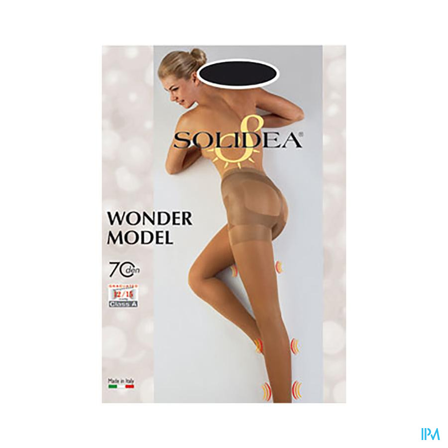 Solidea Wonder Model Maman 70 Sheer Nero M