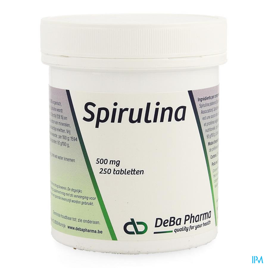 Spirulina Comp 250x500mg Deba