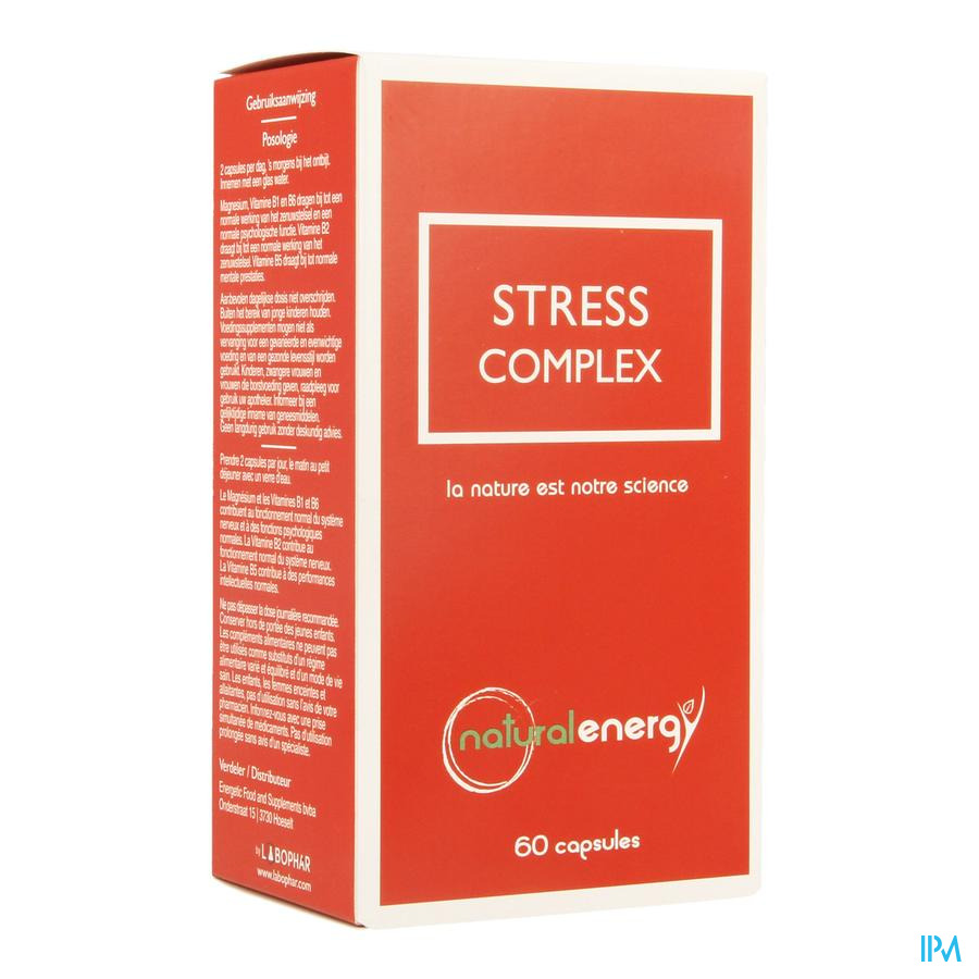 Stress Complex Natural Energy Caps 60
