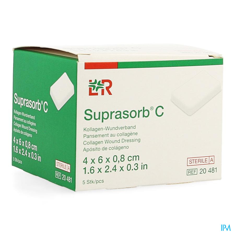 Suprasorb C Cp Steril 4x 6x0,8cm 5 20481