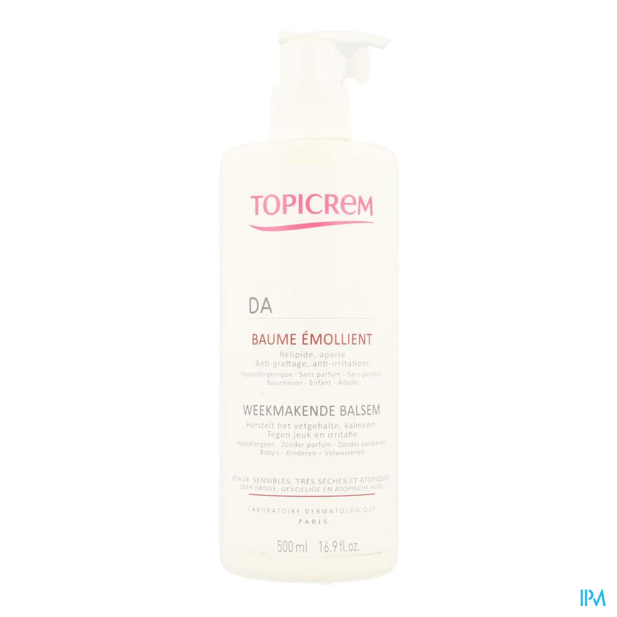 Topicrem Da Baume Visage-corps Pompe 500ml