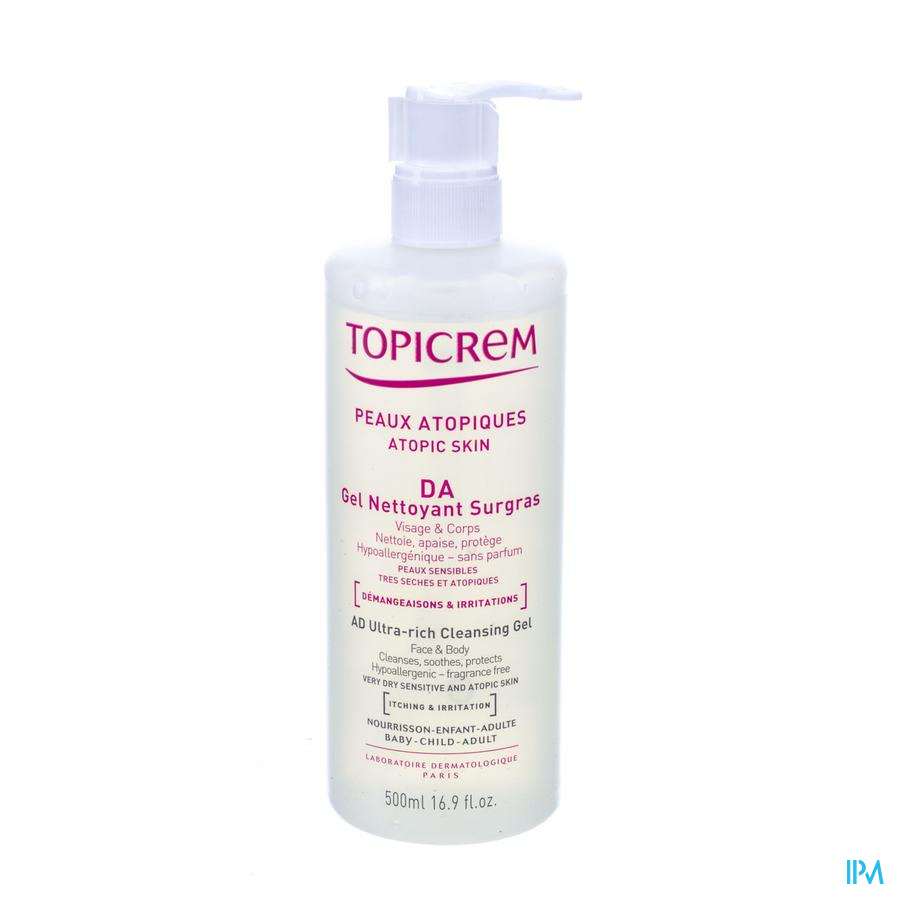 Topicrem Da Gel Surgras Pompe 500ml