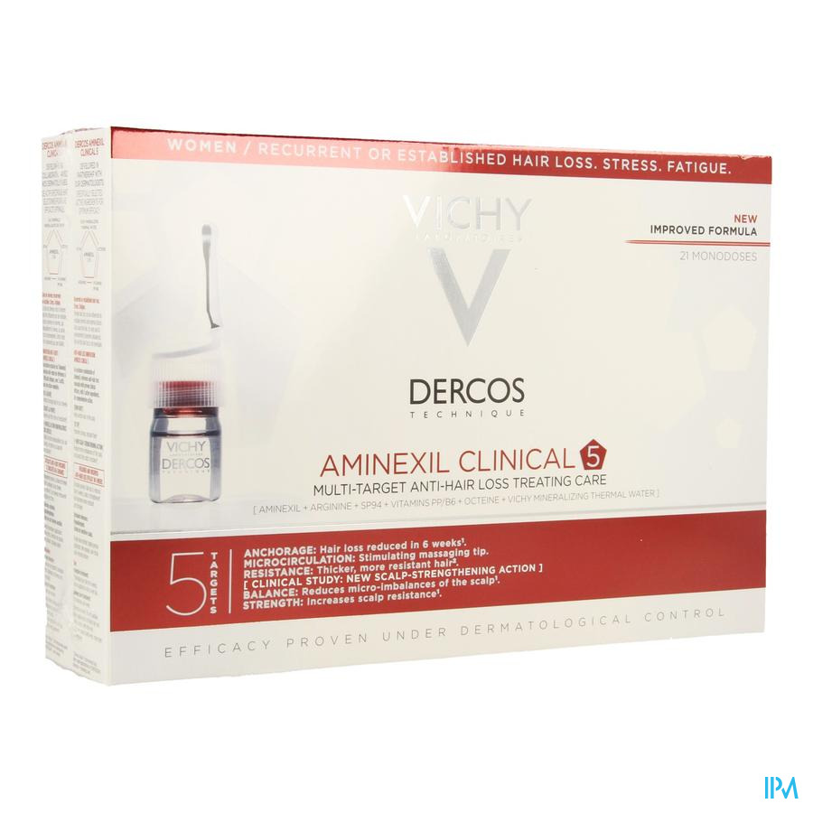 Vichy Dercos Aminexil Clinical 5 Women Amp 21x6ml