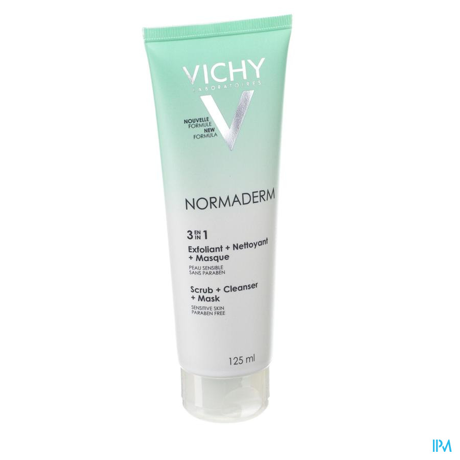 Vichy Normaderm Nettoyant 3en1 Gel 125ml