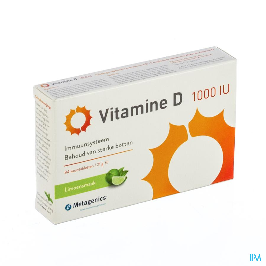 Vitamine D 1000iu Comp 84 Metagenics