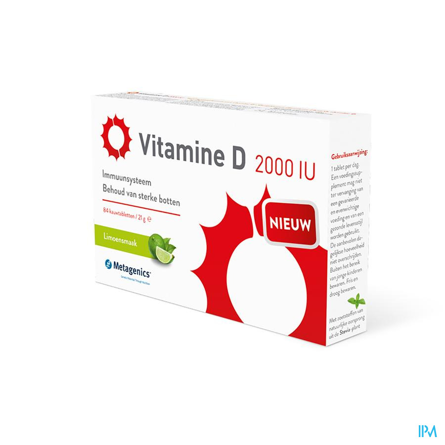 Vitamine D 2000iu Comp 84 Metagenics