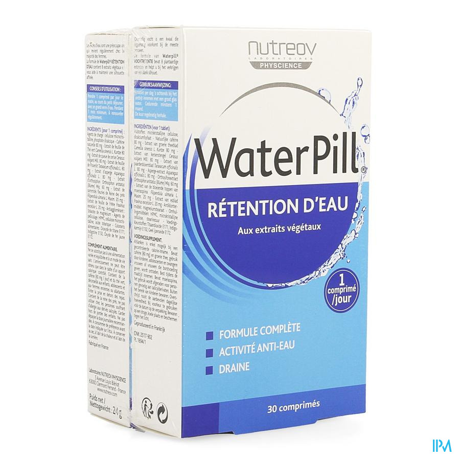 Waterpill Retention Eau Duo Comp 2 X 30 Blister